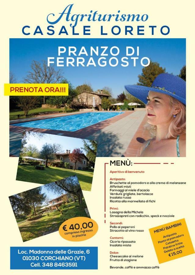 Agriturismo Casale Loreto Corchiano ภายนอก รูปภาพ